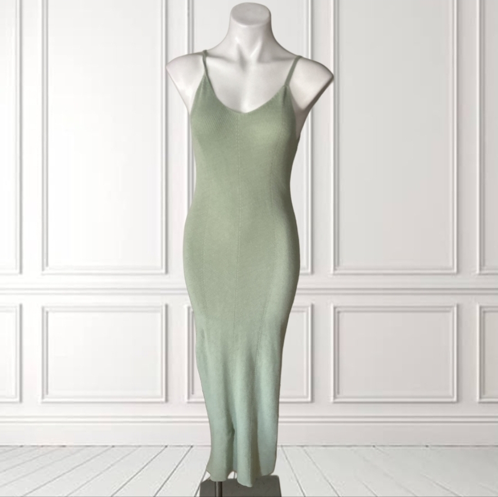 Freshman 1996" Bodycon Mint Green Sleeveless Dress